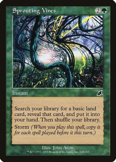 Sprouting Vines Scourge Magic card