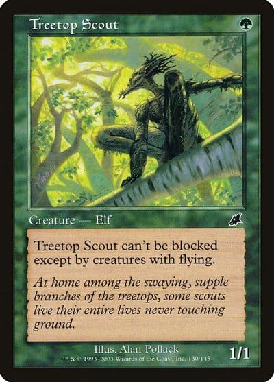 Treetop Scout Scourge Magic card