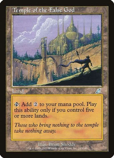 Temple of the False God Scourge Magic card
