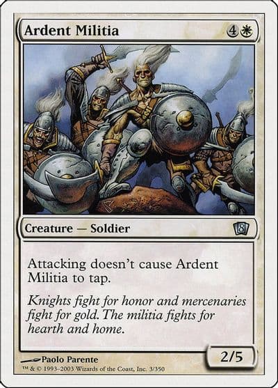 Ardent Militia 8th Edition Magic card
