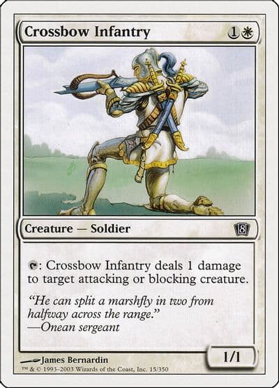Crossbow Infantry 8th Edition Magic card