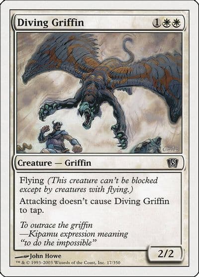 Diving Griffin 8th Edition Magic card