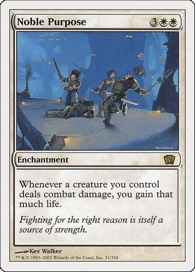 Noble Purpose 8th Edition Magic card