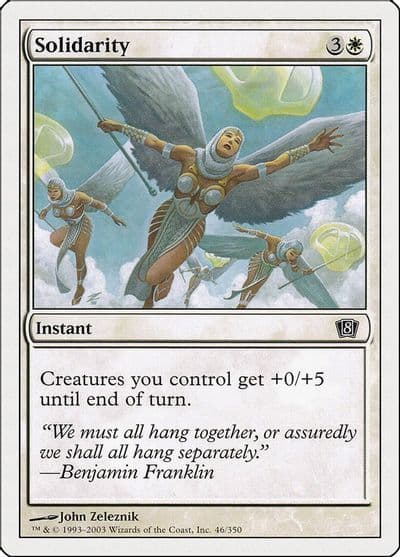 Solidarity 8th Edition Magic card