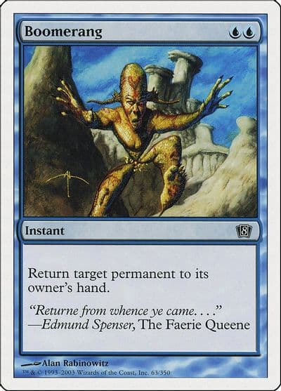 Boomerang 8th Edition Magic card