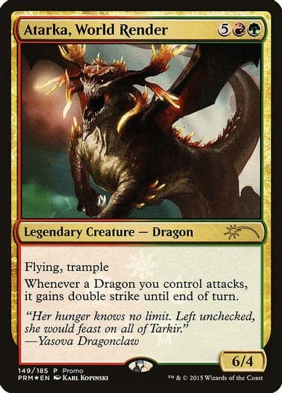 Atarka World Render Unique and Miscellaneous Promos Magic card