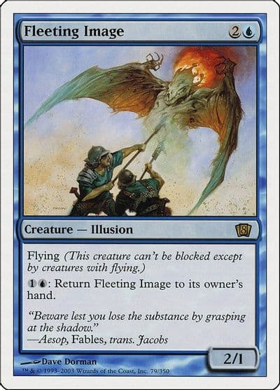 Fleeting Image 8th Edition Magic card