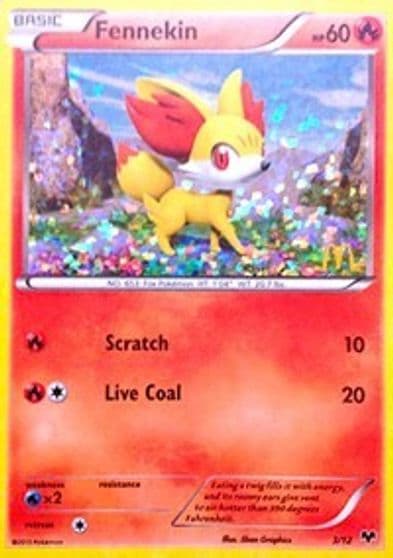 Fennekin McDonald's Promos 2014 Pokemon card