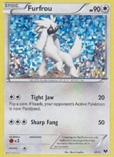 Furfrou McDonald's Promos 2014 Pokemon card