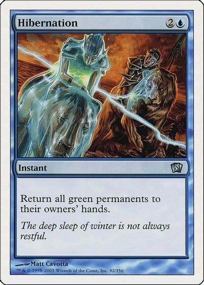 Hibernation 8th Edition Magic card