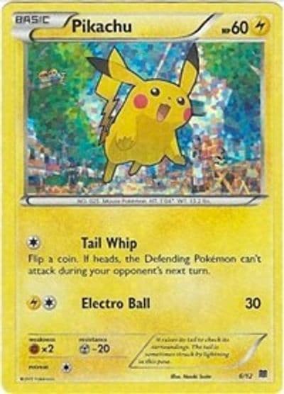 Pikachu McDonald's Promos 2015 Pokemon card