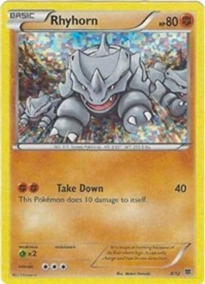 Rhyhorn McDonald's Promos 2015 Pokemon card
