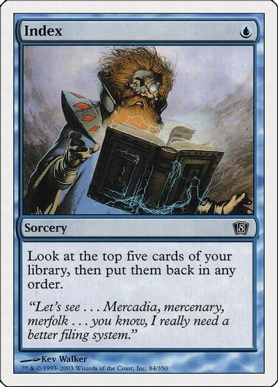 Index 8th Edition Magic card