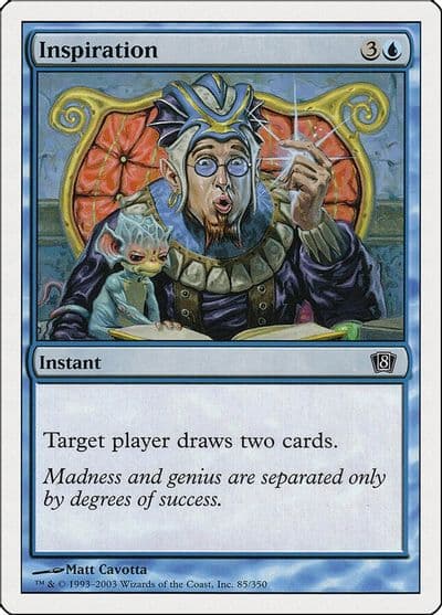 Inspiration 8th Edition Magic card
