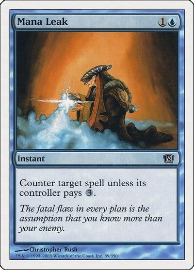 Mana Leak 8th Edition Magic card