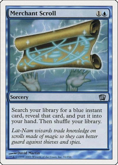 Merchant Scroll 8th Edition Magic card