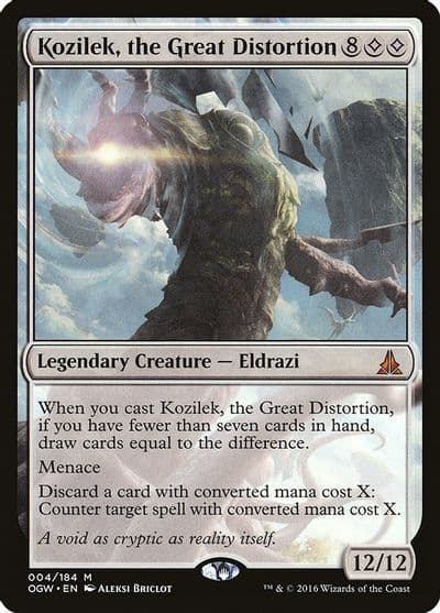 Kozilek the Great Distortion Oath of the Gatewatch Magic card