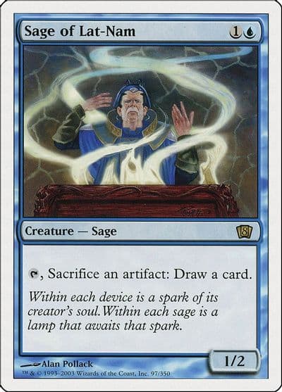 Sage of Lat Nam 8th Edition Magic card