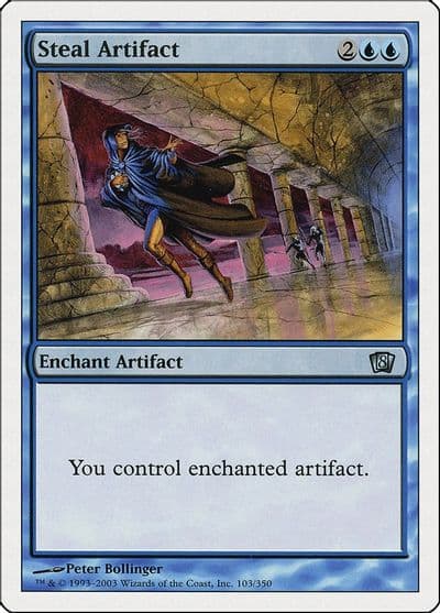 Steal Artifact 8th Edition Magic card