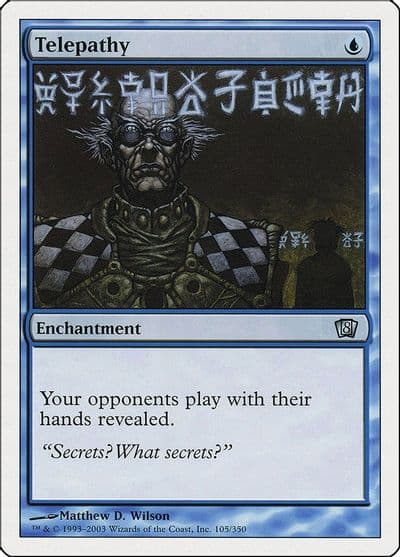 Telepathy 8th Edition Magic card