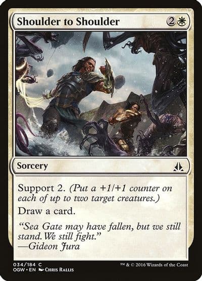 Shoulder to Shoulder Oath of the Gatewatch Magic card