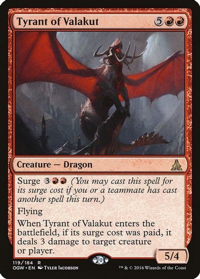 Tyrant of Valakut Oath of the Gatewatch Magic card