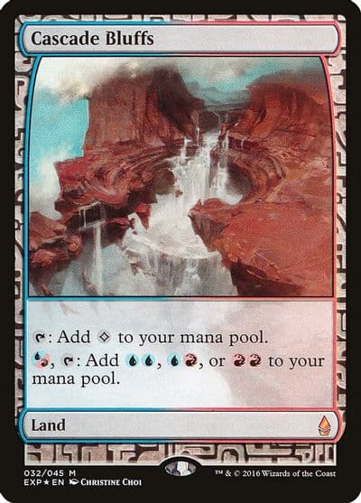 Cascade Bluffs Zendikar Expeditions Magic card