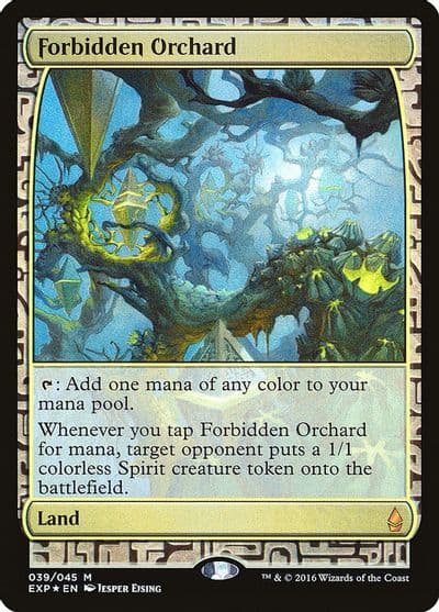 Forbidden Orchard Zendikar Expeditions Magic card