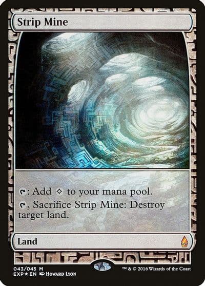 Strip Mine Zendikar Expeditions Magic card