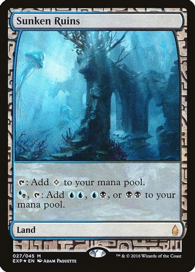 Sunken Ruins Zendikar Expeditions Magic card