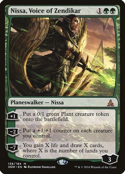 Nissa Voice of Zendikar Oath of the Gatewatch Magic card