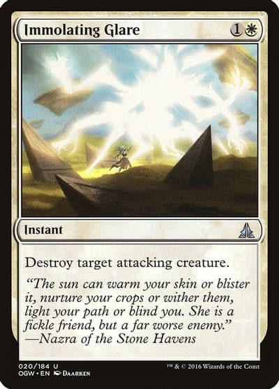 Immolating Glare Oath of the Gatewatch Magic card