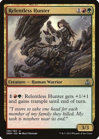 Relentless Hunter Oath of the Gatewatch Magic card