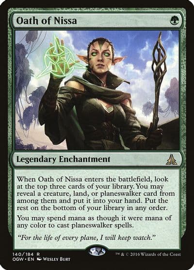 Oath of Nissa Oath of the Gatewatch Magic card