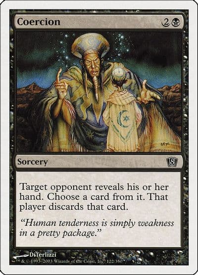 Coercion 8th Edition Magic card