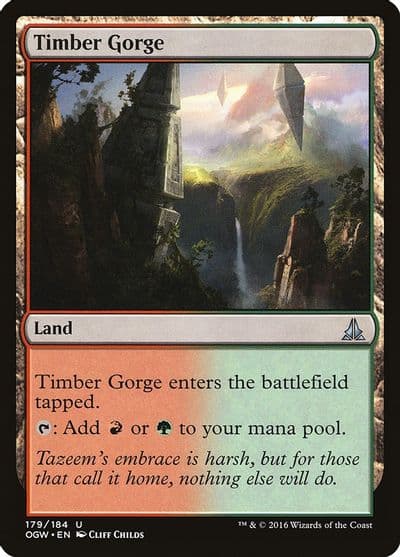Timber Gorge Oath of the Gatewatch Magic card
