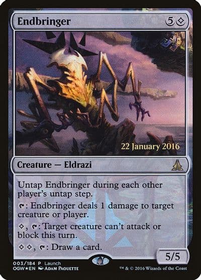 Endbringer Launch Party & Release Event Promos Magic card