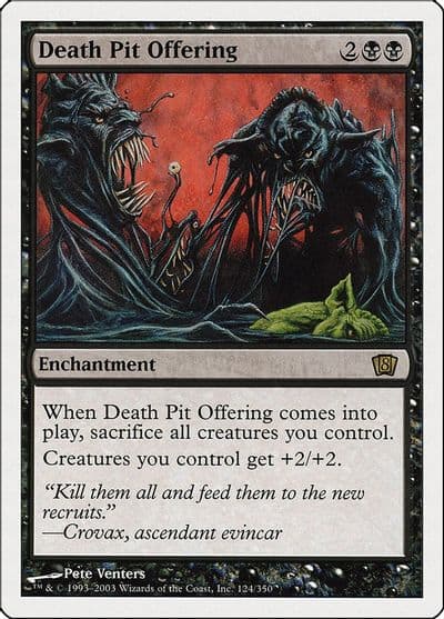 Death Pit Offering 8th Edition Magic card