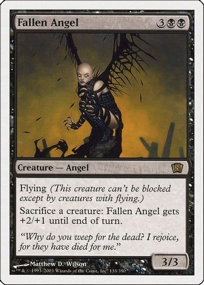 Fallen Angel 8th Edition Magic card