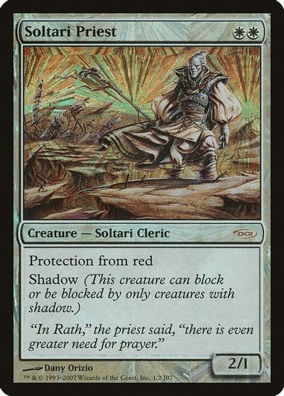 Soltari Priest Scholarship Series Junior Series Promos Magic card