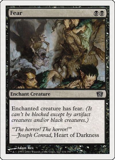 Fear 8th Edition Magic card