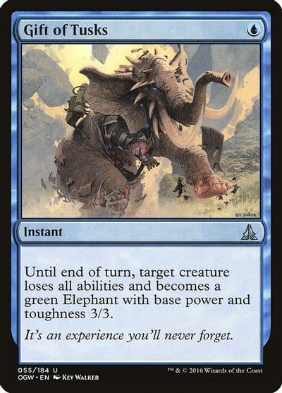 Gift of Tusks Oath of the Gatewatch Magic card