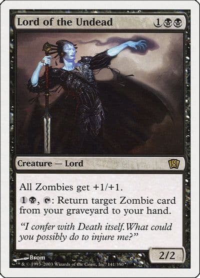 Lord of the Undead 8th Edition Magic card