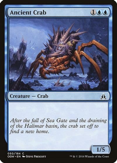 Ancient Crab Oath of the Gatewatch Magic card