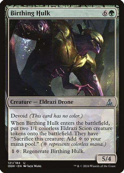 Birthing Hulk Oath of the Gatewatch Magic card