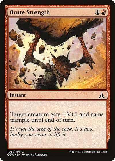 Brute Strength Oath of the Gatewatch Magic card