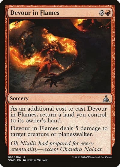 Devour in Flames Oath of the Gatewatch Magic card