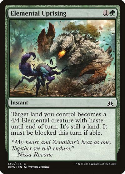 Elemental Uprising Oath of the Gatewatch Magic card