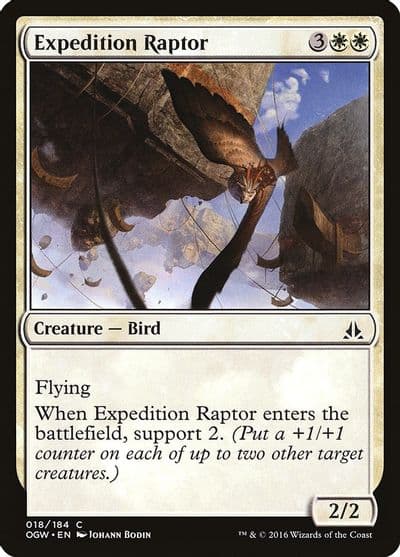 Expedition Raptor Oath of the Gatewatch Magic card