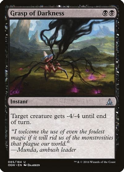 Grasp of Darkness Oath of the Gatewatch Magic card
